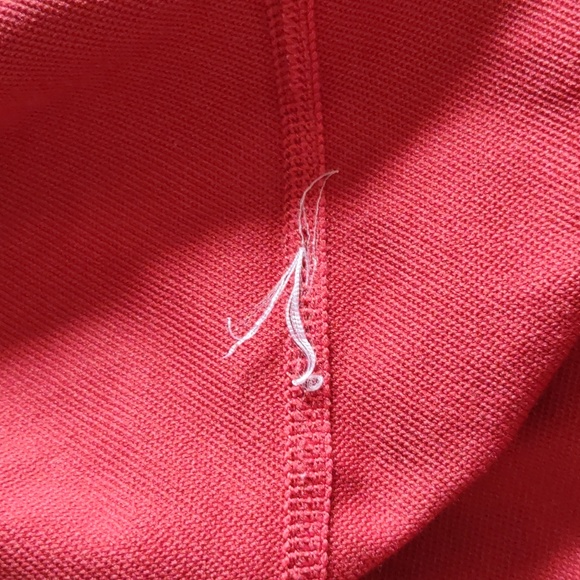 BYLT XL Drop Cut Short Sleeve Lux Red T-Shirt - Picture 12 of 14